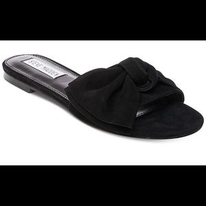 Women’s Steve Madden Black Suede Sandals Sz 5.5M
